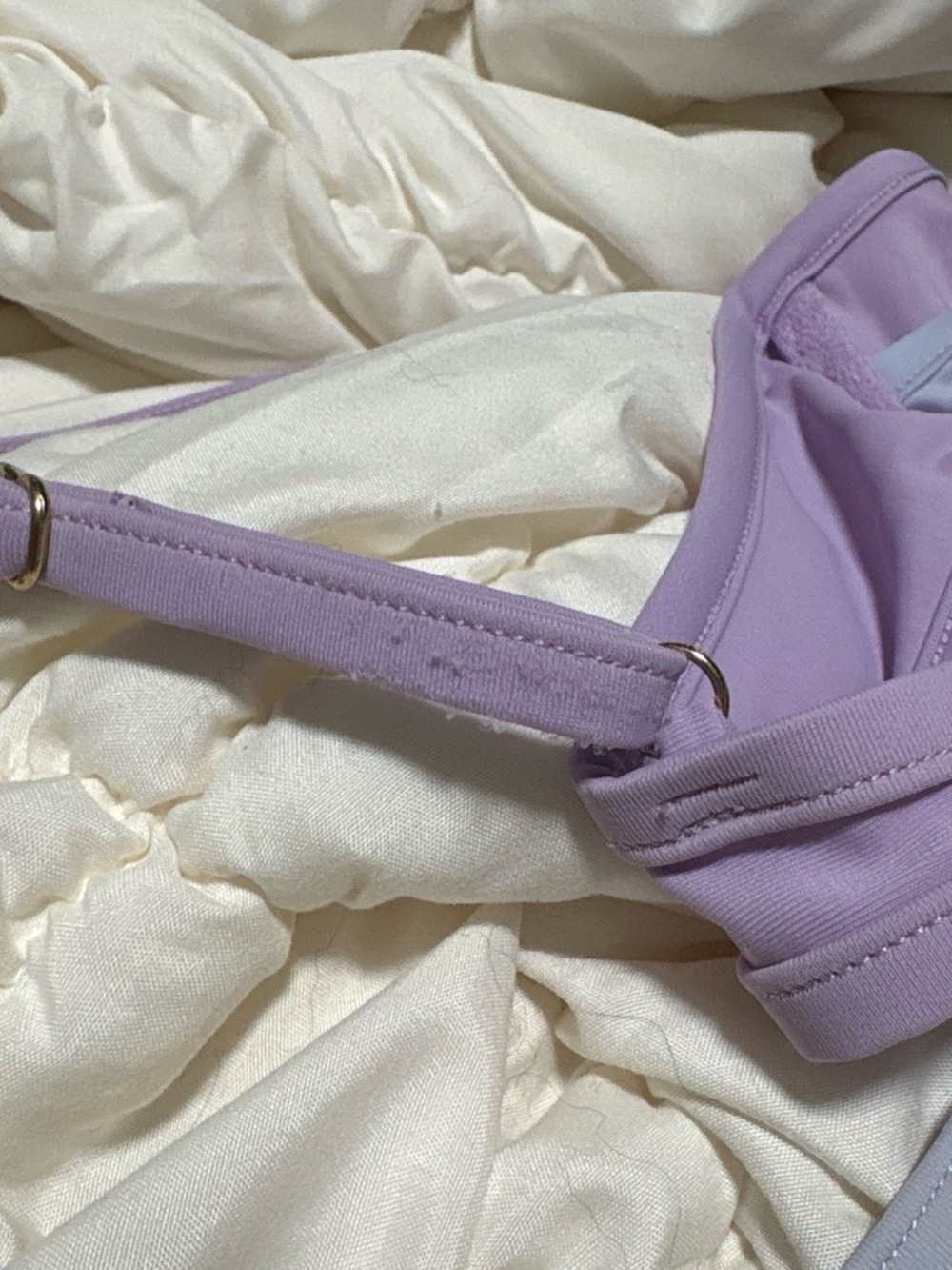RARE Danielle Brown x Jack’s Swimwear 💜 Lavender Bow Bikini Top - Picture 6 of 6